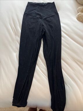 Offline Girls Black High-Waist Leggings with Crossover Waistband